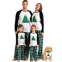 IFFEI Christmas Pyjamas Matching Family Pajamas Sets Pjs Tree Xmas 4-5