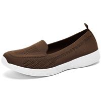 Wryweir Women Slip on Trainers Lightweight Breathable Walking 4.5