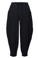 COSDREAMER Men's Baggy Harem Pant Drawstring Casual (X-Large, Black)