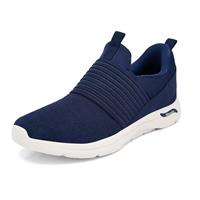 Wryweir Men's Classic Slip-on Running Walking Sneaker,6.5 Black