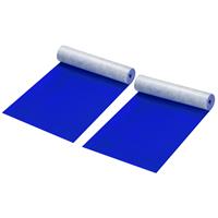 sourcing map Self-Adhesive Velvet Patches Repair Patches Blue 58"x8" 2