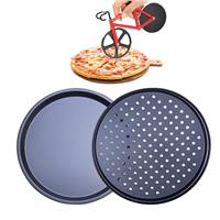 GylSun Pack - Pizza Pan Oven Tray + 3 2 x Baking Large 12'' (31cm)