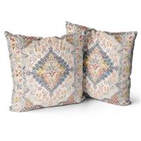 Snylcce Set of Bohemian Style Cushion Covers 2 50x50 cm 20x20