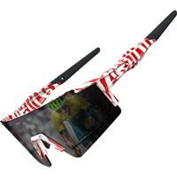 ATTCL Mens Polarized sunglasses, Glasses Red+zebra+black 550 UV400 3