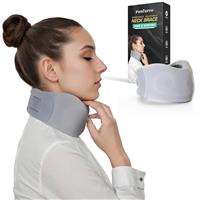 Panfurco Adjustable Neck Brace Cervical Collar - Neck Pain Relief and
