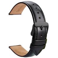 TStrap Leather 19mm Black 14mm 16mm 18mm 20mm 21mm 22mm 23mm 24mm