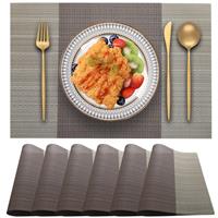 Blibalaskr Place Mats,Table Mats set of Non-Slip 6,Washable