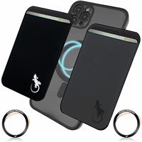 Gecko Magnetic Wallet Universal Magsafe for 12 13 Extra (Black Black)