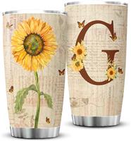 COZYCRIB Birthday Gifts for Women Personalised Tumblers with Lids for