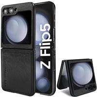 for Samsung Z Flip Case, [Earl Series] X-level Galaxy 5 5 5G, Black