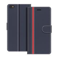 COODIO Phone Case For Huawei Lite, Magnetic Flip P8 P8 Blue/Red