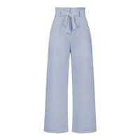 IBTOM CASTLE Wide Leg Trousers for Women, Womens High Waist Wide Blue