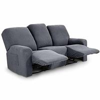 TIANSHU Pieces Sofa Recliner Cover for Seat, Jacquard Recliner 8 3 3