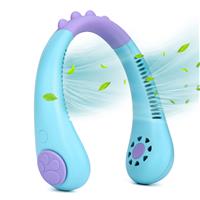 SUPZEOF Protable Neck Fan,Mini Bladeless Outdoor,Traveling(Blue)