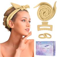 CORATED Heatless Curling Rod Headband, Upgraded Long 60" Extra