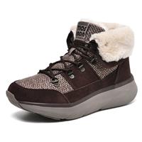 Wryweir Women Fashion Fur Lined Snow Boots Winter Snug Warm 6.5