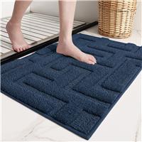COLOR&GEOMETRY Microfiber Bath Mats for 40 x 60 cm, Extra-Soft