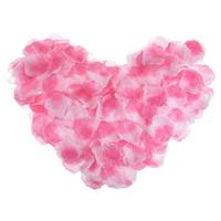 sourcing map Silk Artificial Flower Rose Pink, White Faux 2 x 2 3000