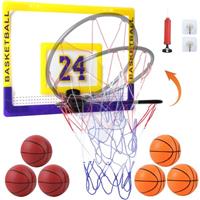 PHILODOGS Mini Basketball Hoop for Door with Balls, Indoor 6