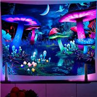 shouzhigo Tapestry UV Reactive Wall Hanging Blacklight 150X130CM)