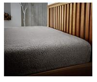 Deep Teddy Bear Fur Sherpa Fleece Fitted Sheet, Glamptex 30CM King