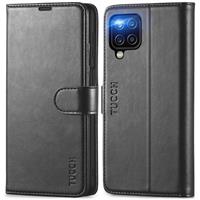 TUCCH Case for PU Galaxy A12/M12 (6.5") 4G, Blocking] Credit Blue