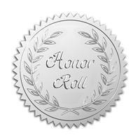 CRASPIRE Foil Sticker Honor Roll Certificate Seals 2" Gold 100pcs Gold