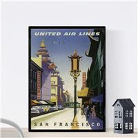 Nacnic Vintage Poster Vintage Poster America. San Francisco A3