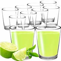 Youngever Pack Bistro Clear Plastic 8 500ML Drinking Glasses, Glasses