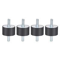 sourcing map Rubber Mounts,Vibration 40 x 25mm M8 x 23mm 4pcs