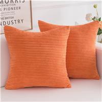 Yonous Corduroy Cushion Covers, Soft Square 2 50x50 CM 20x20
