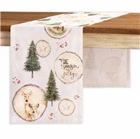 Maison d' Hermine Mountain Life Cotton Table 100% (37cm x 230cm)