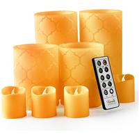 Furora LIGHTING LED Flameless Candles with Remote - 8 Small