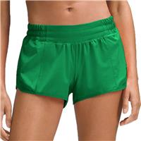 Husnainna Running Shorts for Women Built-in 2.5'' H027-Green-A4XS