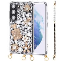 FODDOM Case for Samsung with Pearl Strap, Galaxy S23 3D Galaxy S23 5G