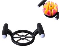 Apple Slicer and Corer Fruit Cutter Apple XiaZhiZhen 8 Blades(Black)
