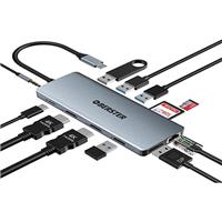 USB C Station Dual HDMI, in USB C Hub Docking 12 1 (4K HDMI/DP/4
