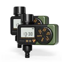 Diivoo Water Timer for Irrigation, Digital Sprinkler Lawn，2-pack