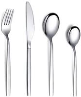 Kyraton Cutlery Set Pieces, Stainless Steel Flatware Set, 24 6