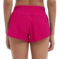 Husnainna Women's Athletic Shorts High 2.5 H021-Hot Pink-E12XL