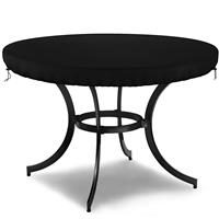 Dokon Rectangle Garden Table Top 600D Oxford (160x90x10cm) Black