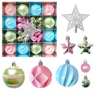 Christmas Ball Ornaments, Christmas Tree Decorations, Colored Xmas