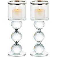 Romadedi Crystal Tealight Candle Holders - Tea Light Candle Holders