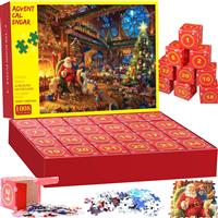 Advent Calendar Jigsaw Puzzle, Christmas Jigsaw 24 24 1008 Xmas