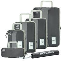 MONOBIN Compression Cubes with Name Packing Packing (6set, White)