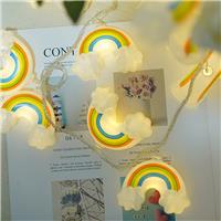 Gimuk Rainbow Fairy String Lights, Led ft 10 5.9 White Xmas Powered