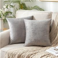 MIULEE Velvet Cushion Covers Decorative Square Fabulous French 20x20 2