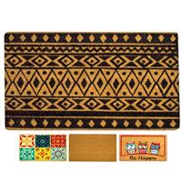 Coir door mat, inside and outside door mats, welcome backing, 40x70