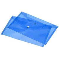 sourcing map File Folders, Size Clear Envelopes Document A4 Blue 12