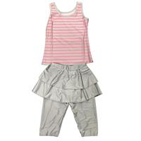 CaptainSwim Kid's Sleeveless (Pink, Int'l-XL Height:135-160cm)